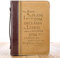 I Know the Plans Two-tone Brown Faux Leather Classic Bible Cover