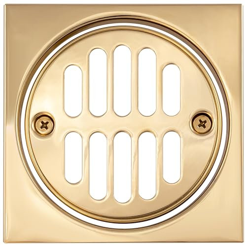 Westbrass D313-03 Shower Strainer Set, Polished Brass