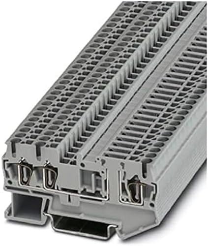 PHOENIX CONTACT ST 2,5-TWIN-TG Trennklemme, 2,5 mm² Nennquerschnitt, 3 Anschlüsse, Grau, 50 Stück