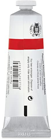 Schmincke – PRIMAcryl® - feinste Künstler-Acrylfarben, Kadmiumrot mittel - 60 ml