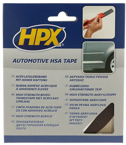 HPX HSA004 Montageband HSA doppelseitig anthrazit 12 mm x 10 m
