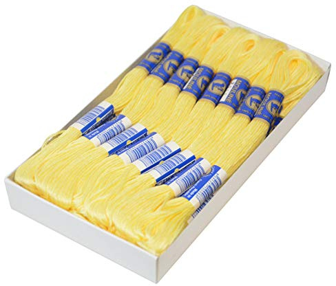 24 Docken Stickgarn je ca. 8m / Sticktwist 100% Baumwolle Stickerei verschiedene Farbwahl