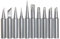 SolderFun T18 Soldering Tips for HAKKO FX-888D FX-888 FX-8801 FX-600 (10 pcs tip Set)