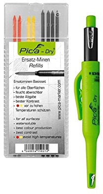Pica -Dry Longlife Automatic Tieflochmarker mit 8 Ersatzminen