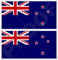 NEUSEELAND Flagge KIWI 110mm Auto & Motorrad Aufkleber, x2 Vinyl Stickers