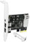 LinksTek Scheda di espansione PCIE FireWire 400 a 4 porte 1394A 1394A per PC desktop Windows, 3 porte 6 pin e 1 porta 4 pin 1394A 400 Mbps, con cavi a 4 pin 1394A 1394A e staffa a basso profilo