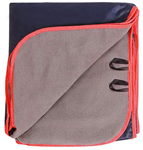 REDCAMP Fleece-Schlafsack für Erwachsene, warmes Wetter, voller Reißverschluss, Rucksackreisendecke für Outdoor Camping oder Innen mit Sack, Waterproof Fleece Blanket