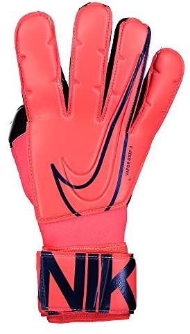 Nike Soccer Gloves NK GK VPR GRP3-FA19, Laser Crimson/Black/(Black), 6, GS3884