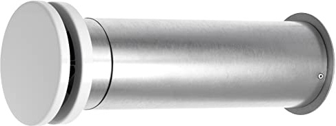 Ø 100mm Zuluft Mauerkasten Dunstabzug Edelstahl, Teleskop Rohr Zu- Abluft