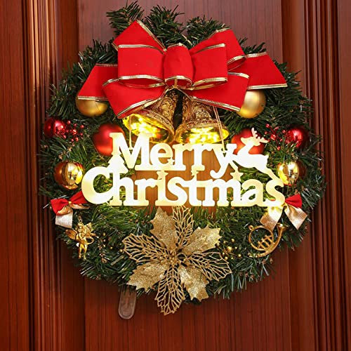 Merry Christmas Letter LED Lights Merry Christmas Sign Hanging Window Decorative Light Christmas LED Lights Merry Christmas Sign, Glowing Letter Sign Light for Garden, House, Patio, Wall, Wreaths