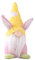 NCQiFei Ostern Deko Wichtel Handgemachte, Plüsch Osterhasen Zwerg, Frühlingdeko Handgemachte Osterpuppe Geschenke Osternschmuck, Hase Deko Tischdekoration, Decorations Innen Draußen (3-gelb)