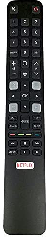 Glakyur TéLéCommande RC802N YUI2 Convient pour Smart TV 32S6000S 40S6000FS 43S6000FS U55P6006 U65P6006 U49P6006 U43P6006 U65S9906