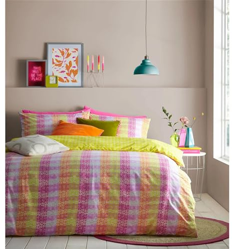 furn. Neola Duvet Cover Set - King - Multicolour