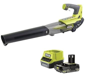 Pack RYOBI Souffleur OBL18JB - 18V OnePlus - 1 batterie 2.0Ah - 1 chargeur rapide RC18120-120