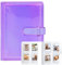 128 Taschen Fotoalbum für Fujifilm Instax Mini LiPlay 11 12 9 8+ 8 7S Sofortbildkamera/Mini LINK2 Drucker, für Polaroid SnapTouch PIC-300 Z2300 Mint Zip Sofortbildkamera Drucker (Nebula Purple)