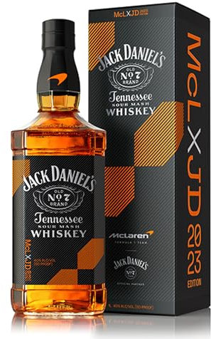 Jack Daniel's Old No.7 - Tennessee Whiskey - McLaren Limited Edition 2023 - In edler Geschenkverpackung - Zwei ikonische Marken, eine unverwechselbare Flasche - 0.7L/40% Vol.