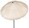 AKTIVE 62275 - Parasol de Plage Pliable et Coupe-Vent Crème Ø195 cm, Inclinable, avec Protection UV50, Brise-Vent de Plage, Grand Parasol, Parasol de Plage, Parasols de Plage