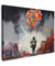 MuchoWow© Leinwand Bilder 70x50 cm Wanddeko Wohnzimmer Aesthetic Room Decor Deko Zimmer Wandbilder Modern Fotogeschenke Banksy - Street Pop Art - Junge - Luftballons - Gebäude - Kunst
