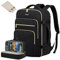 LOVEVOOK Handgepäck Rucksack Flugzeug, 40L Reiserucksack Damen Groß, Wasserdicht Laptop Rucksack Damen 17 Zoll mit Laptopfach, Travel Backpack Kofferrucksack Weekender Bag für Reise Business, Schwarz