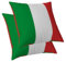ggaimwf Flagge Kissenbezug Italien-Flagge Kissenbezüge Patriotisch Kissen für Sofa Leinenquadrat Kissenbezüge Startseite Dekorativer Kissenbezug Stuhl Schlafzimmer Wohnzimmer 40x40cm 2er-Set
