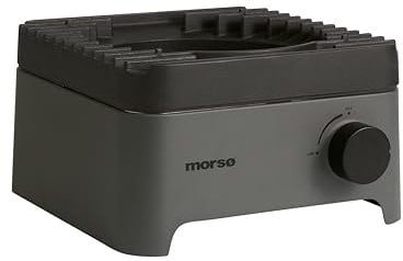 Morsø Vulcano Wok Burner – Wok Burner Made of Powder-Coated Steel, and Cast Iron Attachment, Wok Gas Burner in a Clean Design, 33 x 37.8 x 19.6 cm, Anthracite