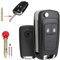 GZXNKEY Coque de clé de rechange pour Opel Astra J Insignia Zafira Meriva Mokka avec outil de démontage de goupille