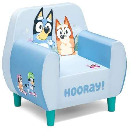Delta Children Bluey Foam Chair, Blue