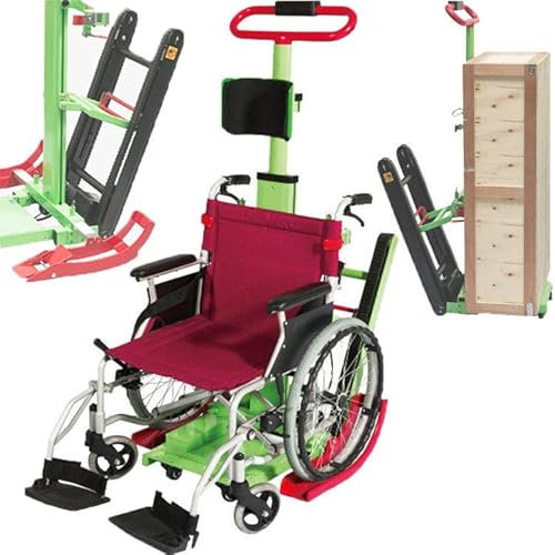 YhsPkh Elektrischer Zusammenklappbarer Handwagen Für Treppensteiger (Maximale Belastung 169 Kg), Elektrischer Handwagen Für Raupen-Treppensteiger, Zum Bewegen Von Möbeln
