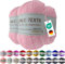 Emilie-Textil Premium Polyacryl-Garn 3X100g 20 Farben OEKO-TEX zertifiziert für Babys/Allergiker, Garn zum häckeln und stricken (3, Rosa)