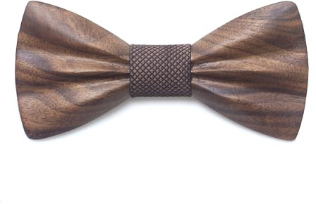 Cyriacus Nœud papillon en bois pour homme, pour mariage, spectacles, bal de fin d'année, cadeau