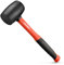 ValueMax 8oz Rubber Mallet Hammer, Fiberglass Handle, Double-Faced Soft Mallet, Soft Blow Tasks Without Damage for Camping, Flooring, Tent Stakes, Woodworking