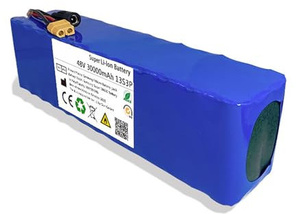 Battery for Ebike 48V 30Ah 13S3P Battery 54.6V E-Bike Electric Bicycle Scooter With BMS Battery Pack+ Charger XT 60