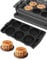 Plaques à gaufres en silicone compatibles avec Tefal OptiGrill XL, Elite XL, OptiGrill+ XL, OptiGrill Elite XL, moule à gaufres pour Tefal Optigrill, insert de bac de cuisson en silicone, gaufres