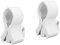 QUMIIRITY 2pcs Adjustable Microphone Clip Holder for Handheld and Wireless Mics Stable Spring Clamp Design Easy Installation for Home Concerts Parties and