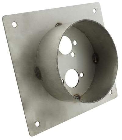 Edelstahl Einbauflansch Flansch für Standheizung Luftheizung 50mm