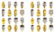 Uikdjgu 2X 16 Typ SMA Steckverbinder SMA Adapter Sätze SMA auf MCX/TV/F/BNC/UHF/RP-SMA Gerader, Vernickelter Test Stecker