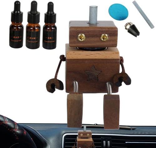 Automatischer Lufterfrischer – Auto-Diffusor mit Zittern des Roboters, Parfüm-Dekoration | Kreative Aromatherapie mit einzigartigem Stil für das Armaturenbrett Auto Innenraum Home ap
