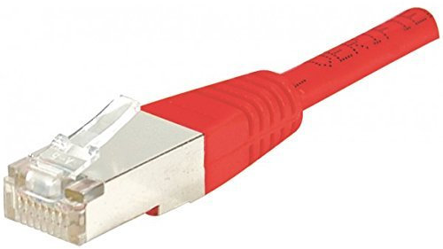 DEXLAN Câble de raccordement croisé Cat6 RJ45 SSTP Rouge 1 m