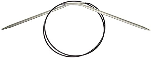 Prym 211279 Rundstricknadeln Aluminium, 80 cm, 4,50 mm, grau