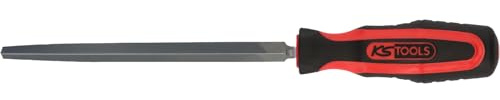 KS Tools Dreikant-Feile, Form C, 200mm, Hieb2, auf Hänger