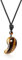 COAI Collier Ajustable Magatama Pendentif Œil de Tigre Marron Homme Femme