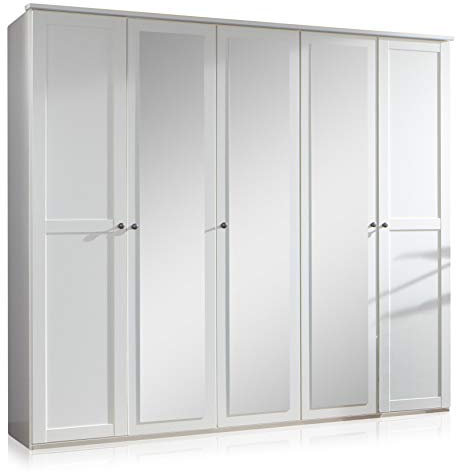 Wimex Kleiderschrank/ Drehtürenschrank Chalet, (B/H/T) 225 x 58 x 210 cm, Weiß