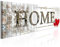 decomonkey Bilder Home 150x50 cm XXL 1 Teilig Leinwandbilder Bild auf Leinwand Vlies Wandbild Kunstdruck Wanddeko Wand Wohnzimmer Wanddekoration Deko Haus