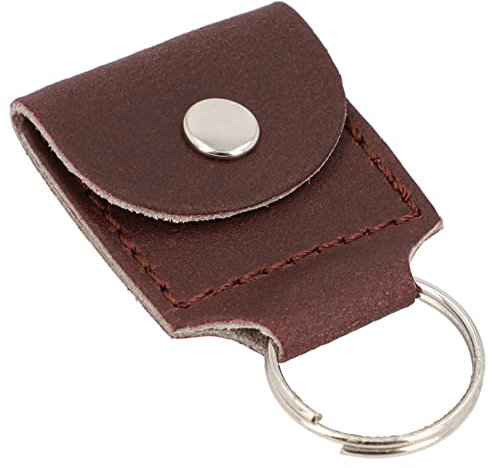 Gusti Schlüsselanhänger Leder - Joshua Lederanhänger Schlüsselring Rot Leder