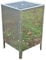 Unibos Large Square Incinerator Fire Bin Garden Rubbish Burning Trash Bins Galvanised Metal 90 Litre New