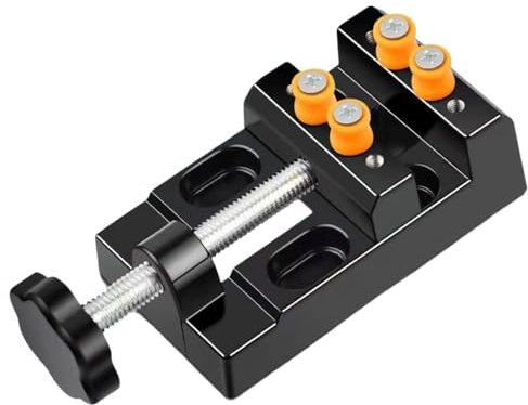 Rediboom Mini Schraubstock Tisch Bank Clamp Vice Klemmtisch DIY Skulptur Handwerk Schmuck Walnut Nuclear Gravur Watch Reparieren Carving Werkzeug mit Clip