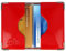 Color Pop® Etui 2 Cartes bancaires blindé (Anti-RFID) - Fabrication française - Protection des données bancaires (Rouge - PVC Vernis) - 9,7 x 6,5 x 0,5 cm