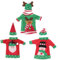 Amosfun 3 Stücke Weihnachten Weinflasche Abdeckung Weihnachtsmann Schneemann und Rentier Flaschen Kleidung Flaschenüberzug Flaschenanzug Flaschendeko Tischdeko