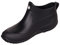 SMajong Stivali in Gomma Uomo Donna Impermeabili Scarpe da Giardinaggio Antiscivolo Scarpe da Pioggia Scarpe Gomma Stivali Caviglia Caldi Tutto Nero Taglia 42 EU