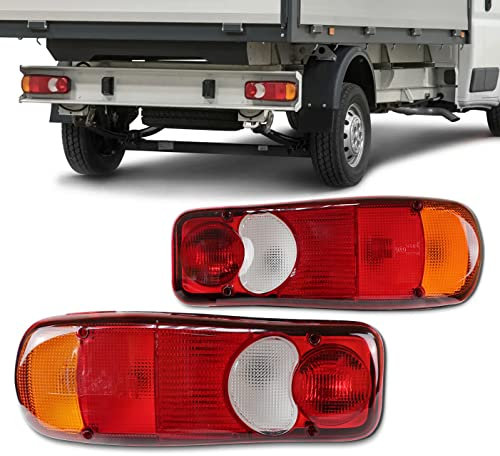 Paar Rücklicht Heckleuchte Rückleuchte Für LKW PKW Anhänger E-prüf 12V/24V